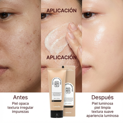 Lamelin Mild Cleansing Scrub Foam Rice
