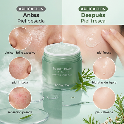 Farmstay Tea Tree Biome Calming Water Cream