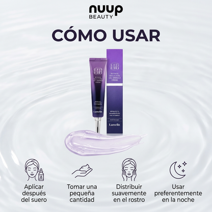 Lamelin Retinol Bakuchiol Gel Wrinkle Cream (Todo tipo de piel/ mejora el tono)
