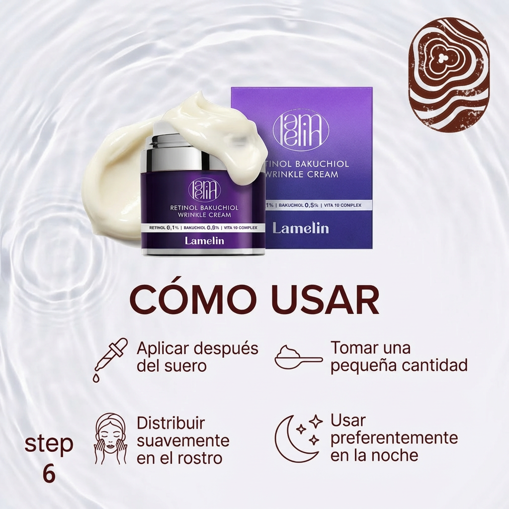 Lamelin Retinol Bakuchiol Wrinkle Cream