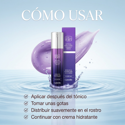 Lamelin Retinol Bakuchiol Wrinkle Serum