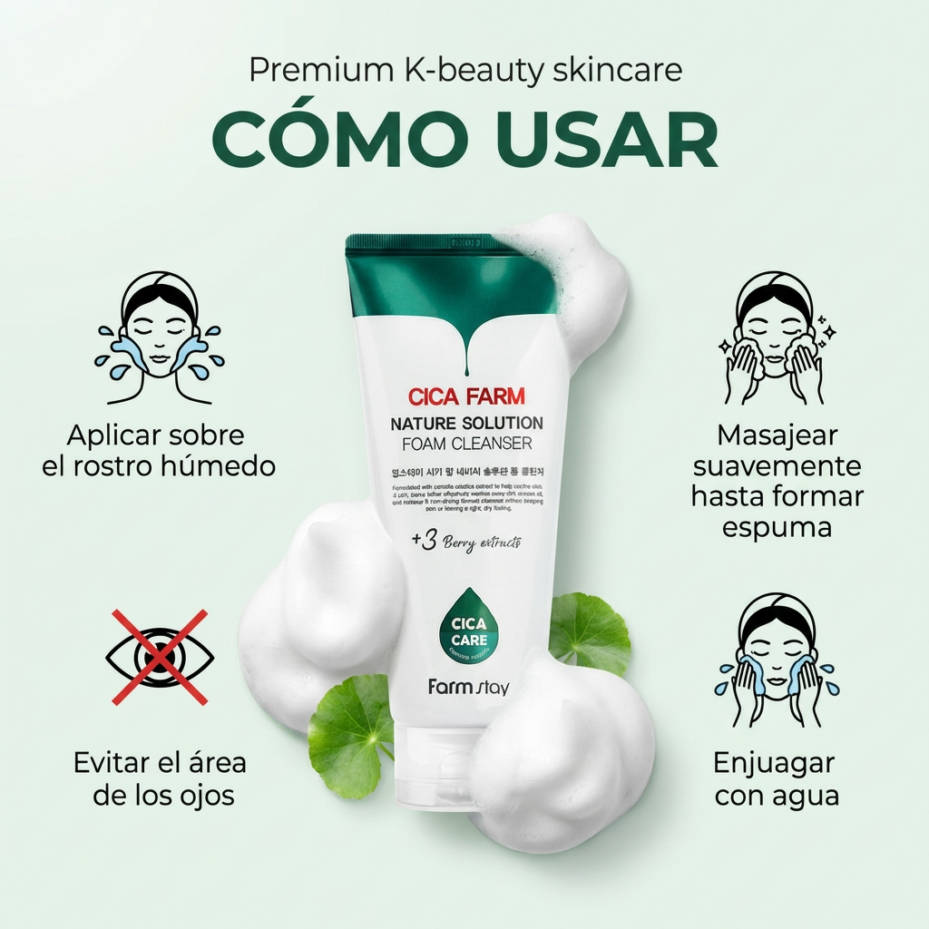 Farmstay Cica Farm Acne Foam Cleanser