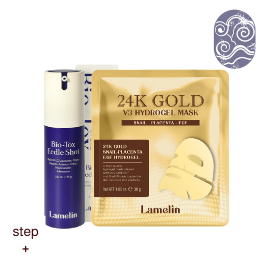 Paquete Facial En Casa (24k Gold + Eedle Shot)