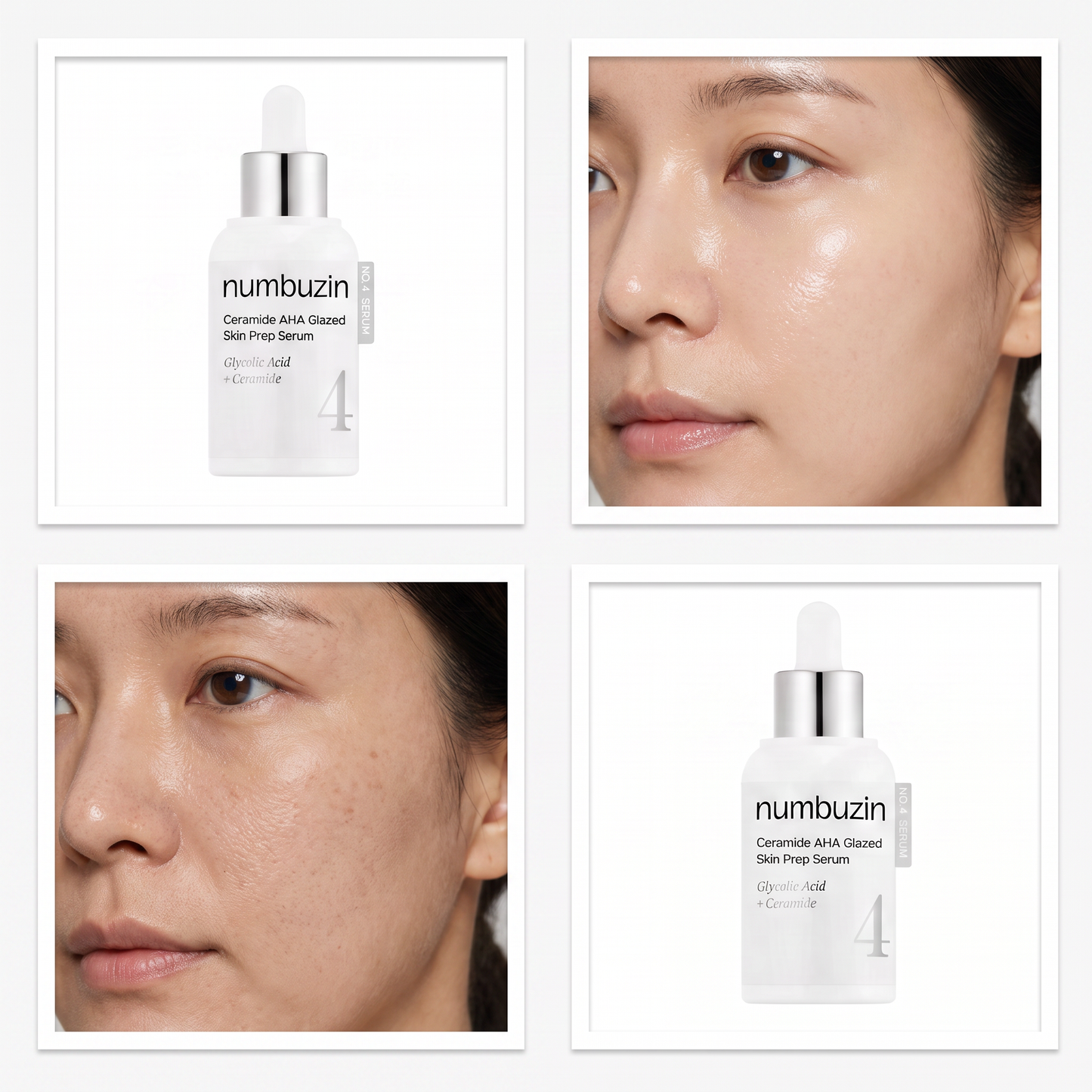 Numbuzin No.4 Ceramide AHA Glazed Skin Prep Serum