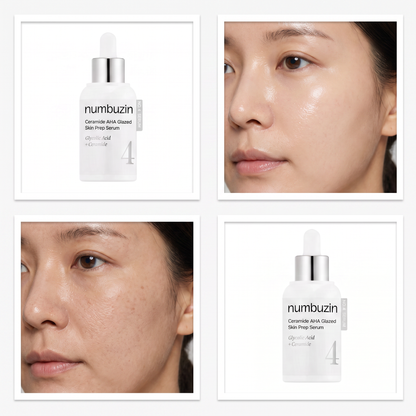 Numbuzin No.4 Ceramide AHA Glazed Skin Prep Serum