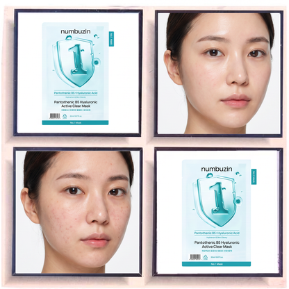 Numbuzin No.1 Pantothenic B5 Hyaluronic Active Clear Mask