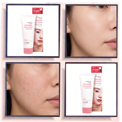 Lamelin Camellia Glass Cicasome Collagen Wrapping Mask