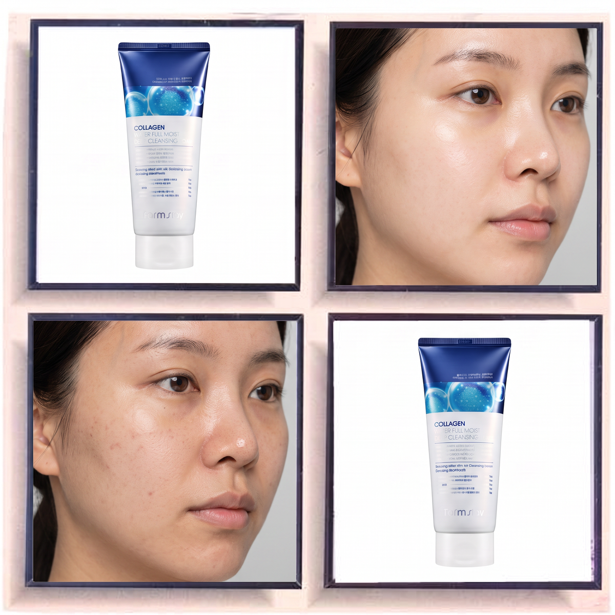 Farmstay Collagen Water Full Moist Deep Cleansing Foam