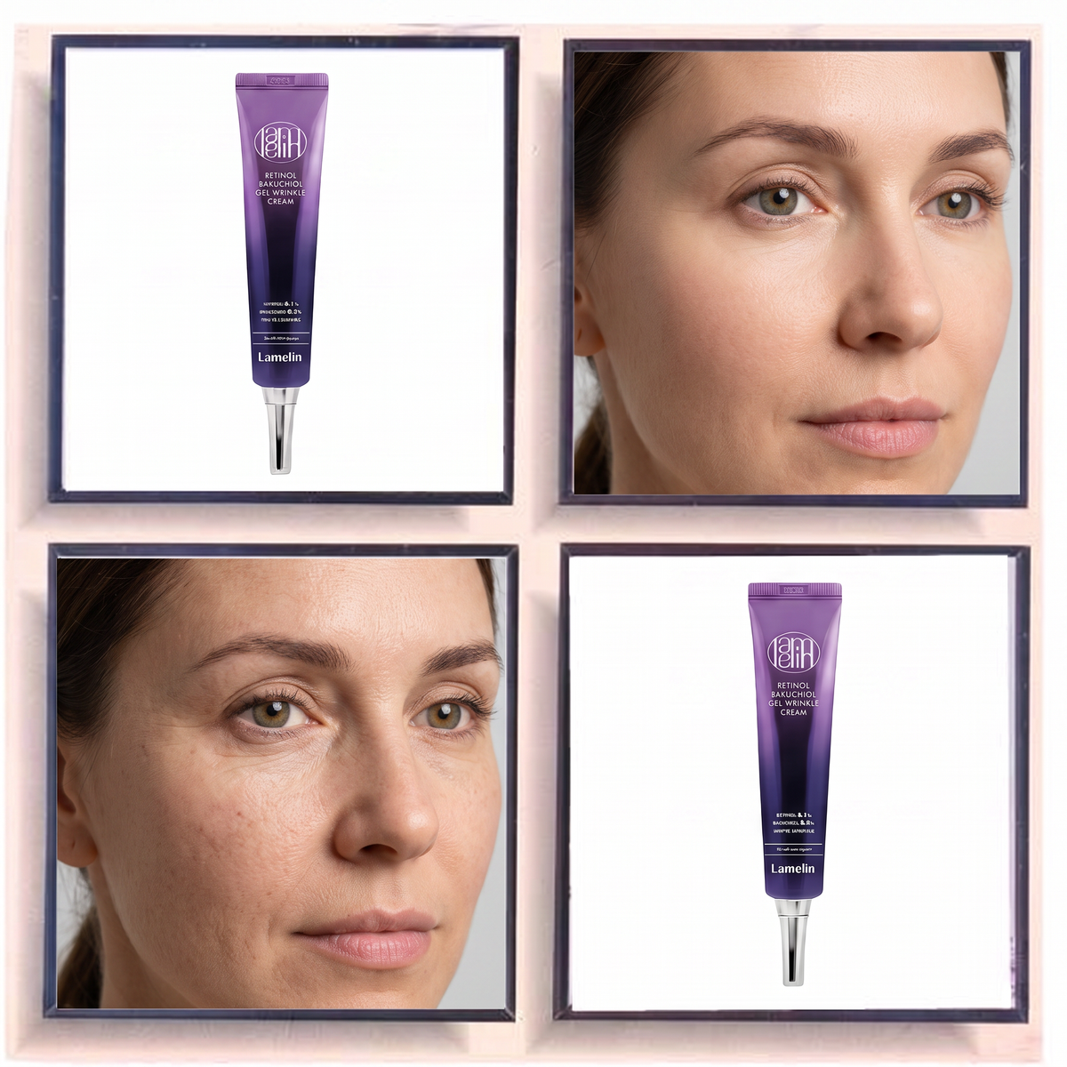 Lamelin Retinol Bakuchiol Gel Wrinkle Cream (Todo tipo de piel/ mejora el tono)