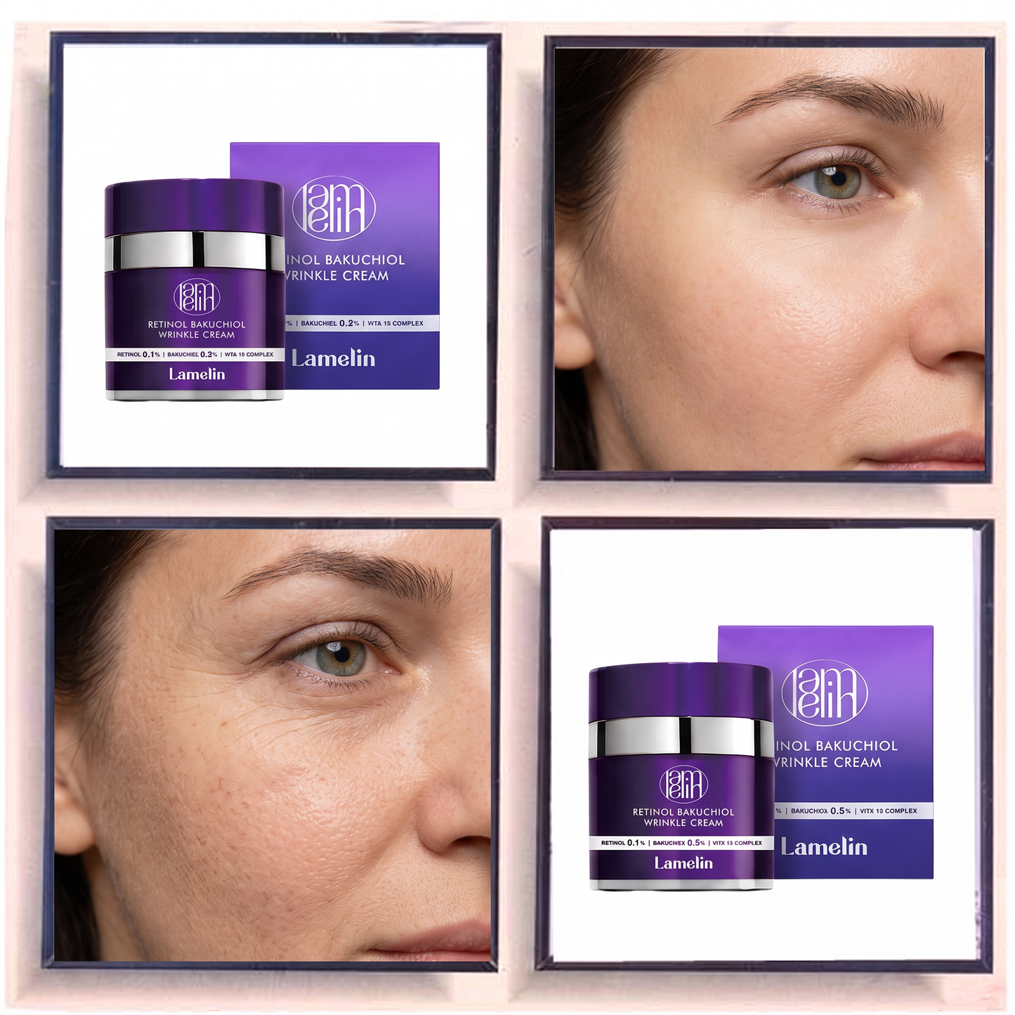 Lamelin Retinol Bakuchiol Wrinkle Cream