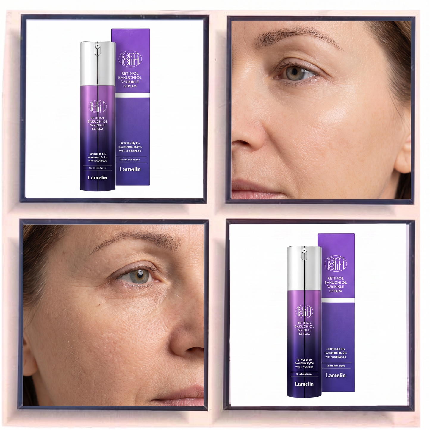 Lamelin Retinol Bakuchiol Wrinkle Serum