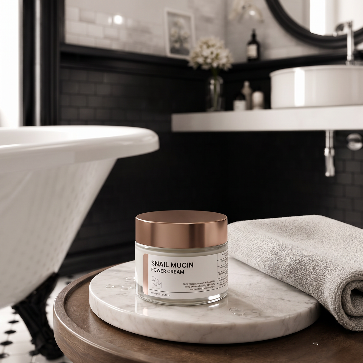 B.O.M. Snail Mucin Power Cream