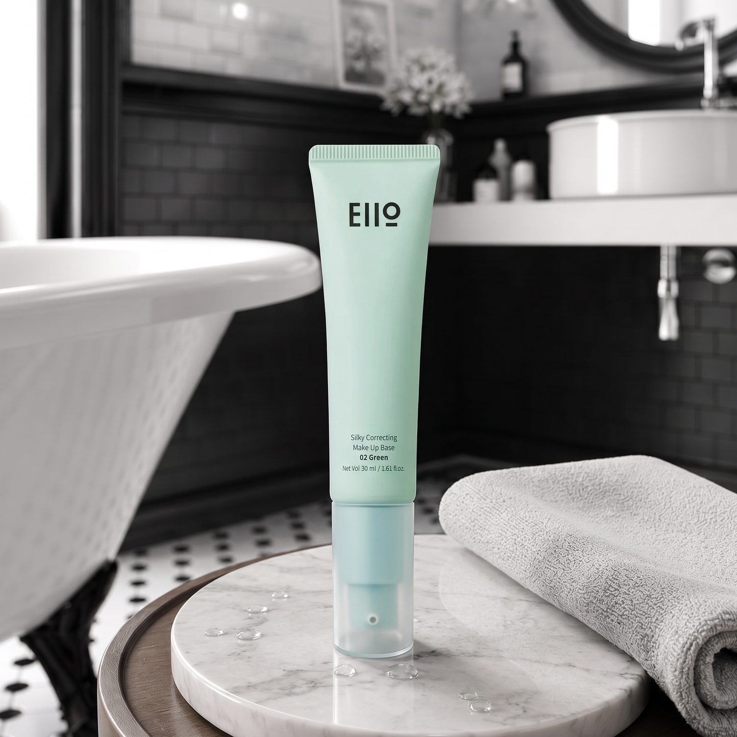 EIIO Silky Correcting Make Up Base 02 Green