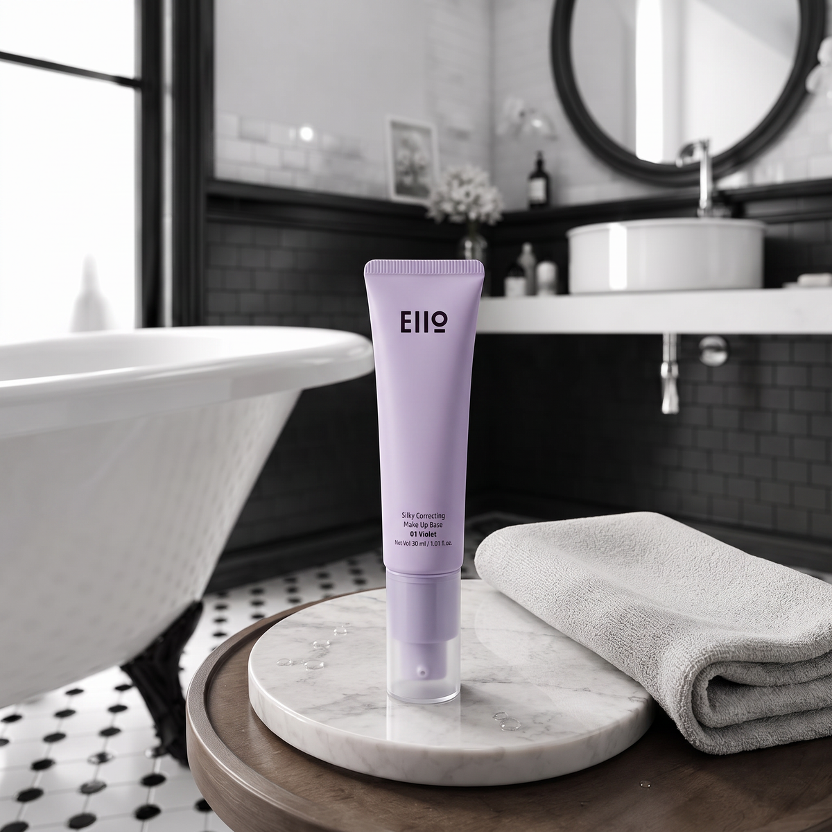 EIIO Silky Correcting Make Up Base 01 Violet