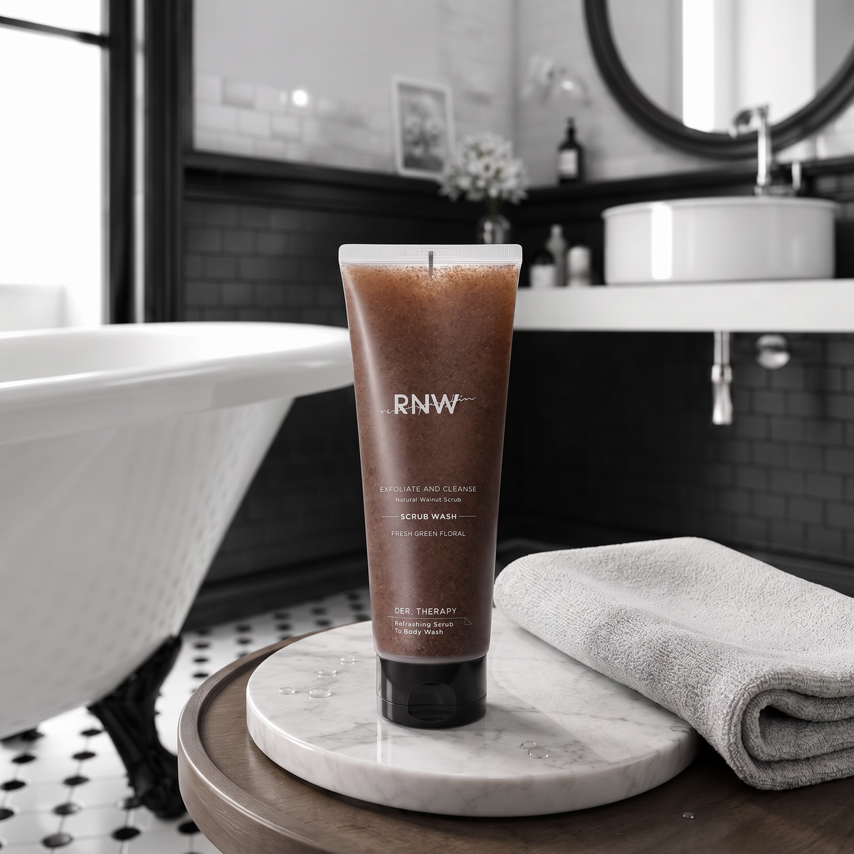 RNW DER. THERAPY Refreshing Scrub To Body Wash