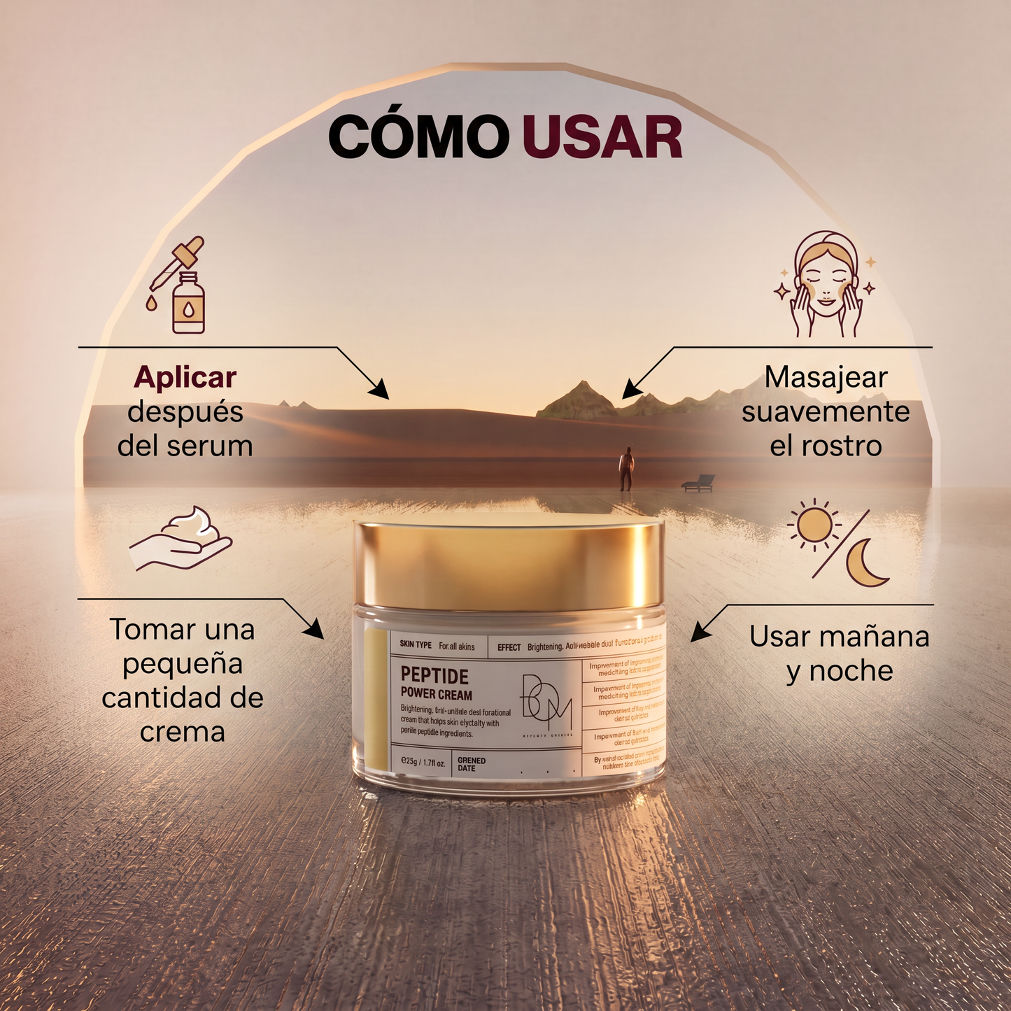 B.O.M. Peptide Power Cream