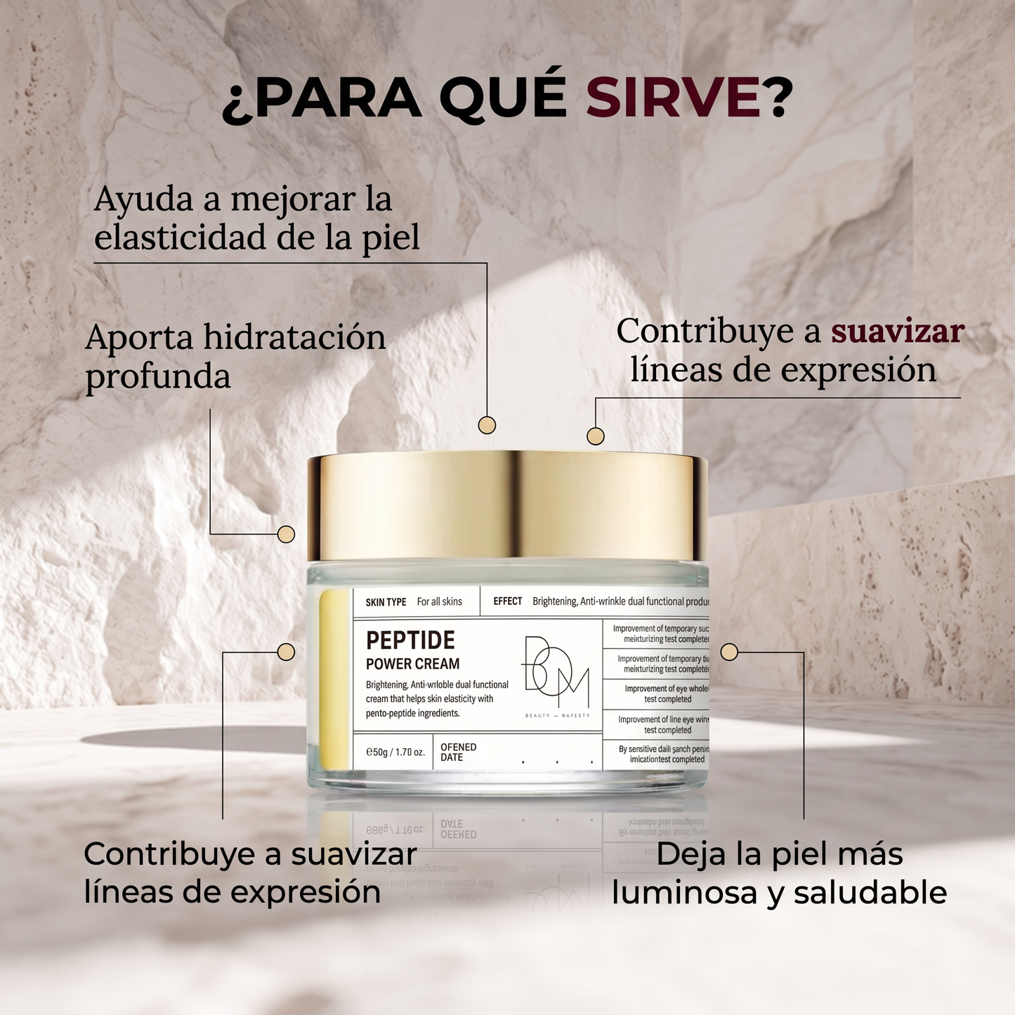 B.O.M. Peptide Power Cream