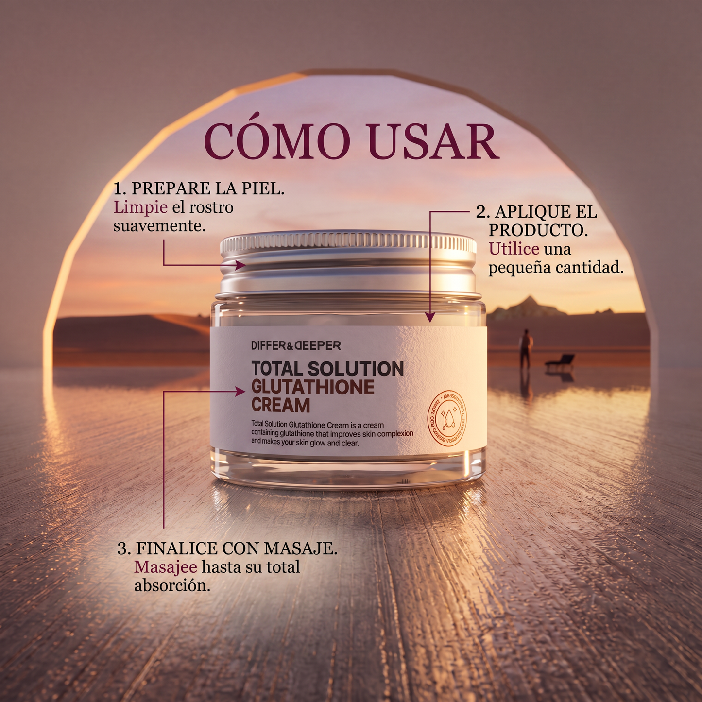 DIffer&Deeper Total Solution Glutathione Cream