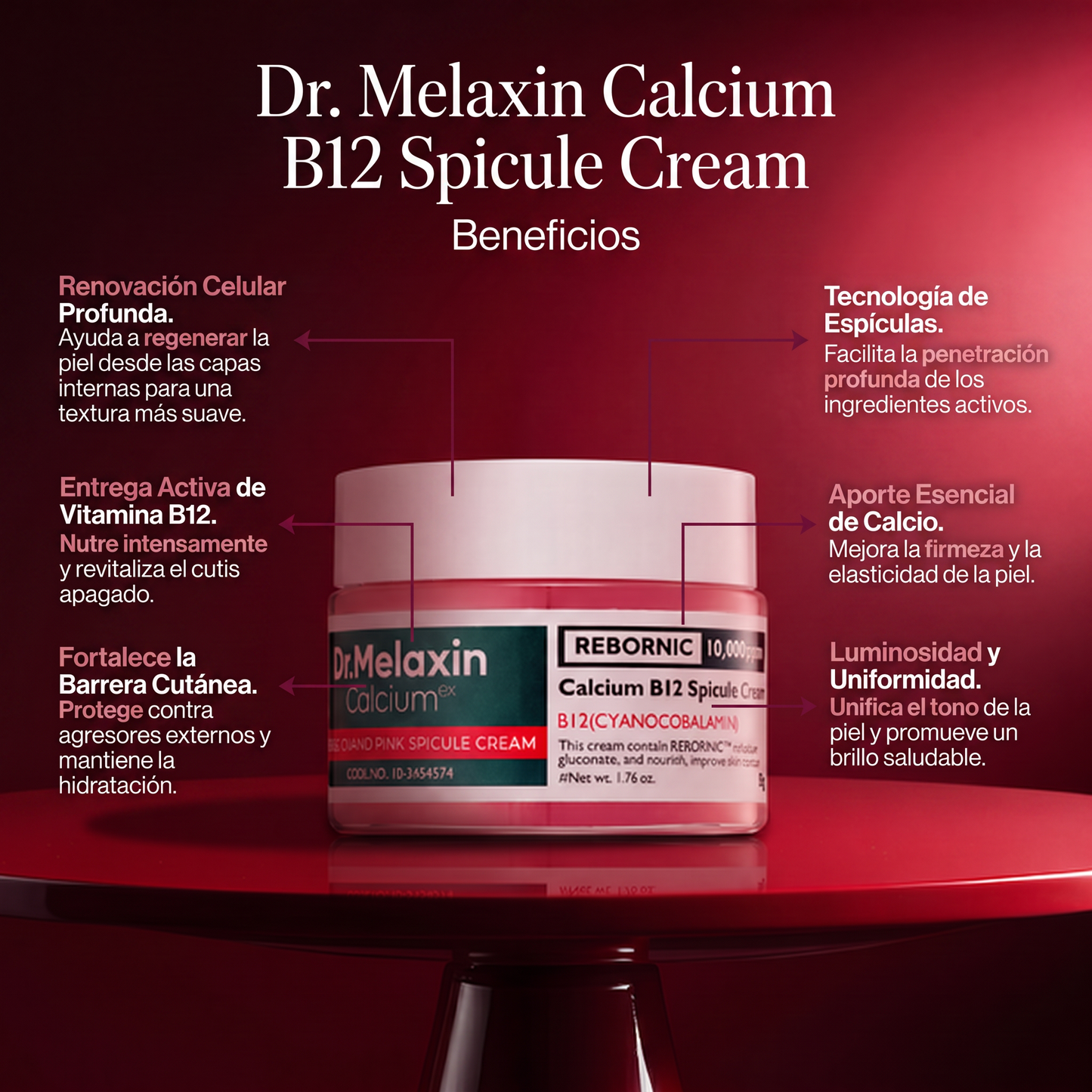 Dr. Melaxin Calcium CX Cyano Pink Spicule Cream