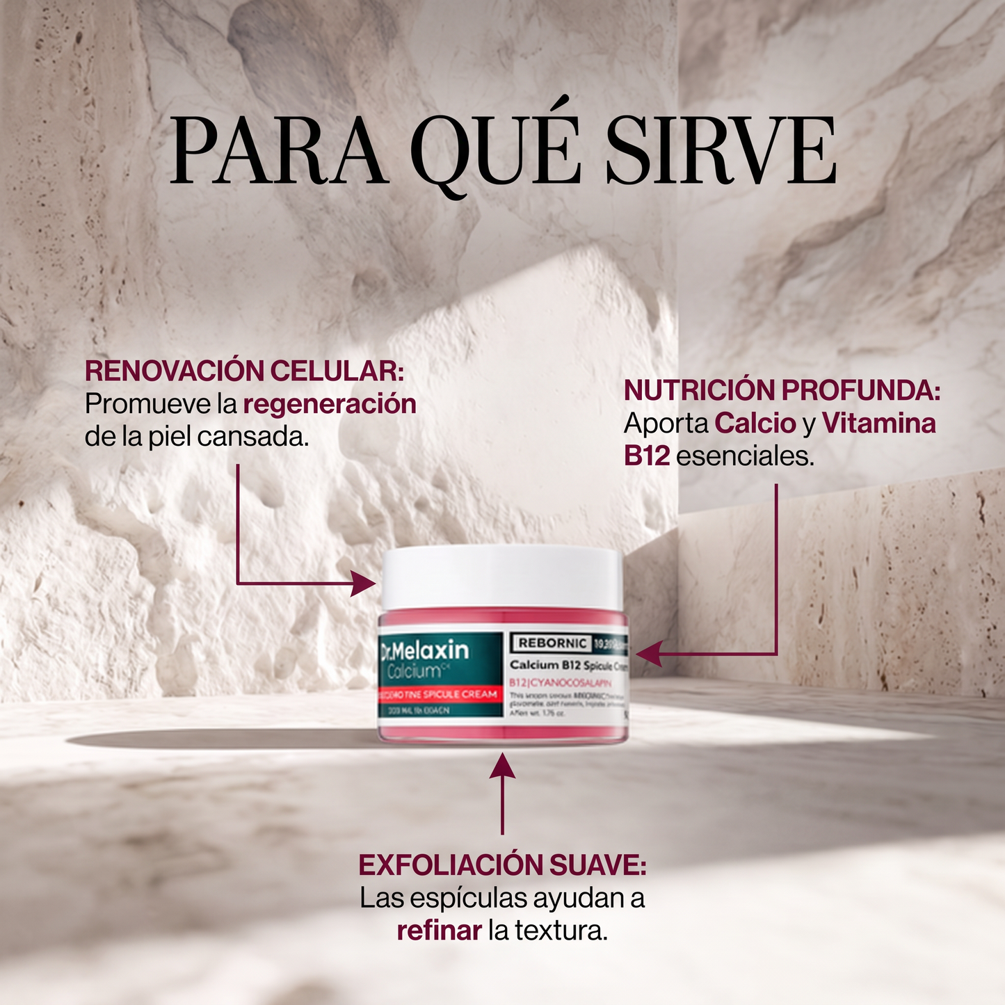 Dr. Melaxin Calcium CX Cyano Pink Spicule Cream