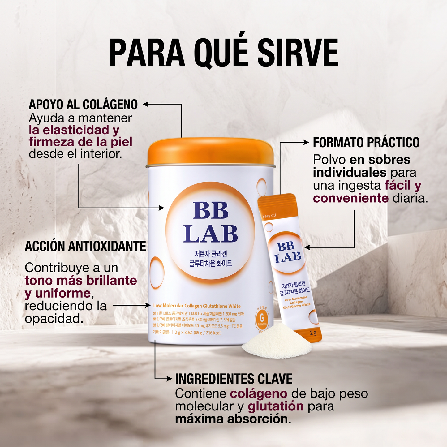 BB LAB Low-Molecular Collagen Glutathione White