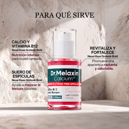 Dr. Melaxin Calcium CX Cyano Pink Spicule Serum