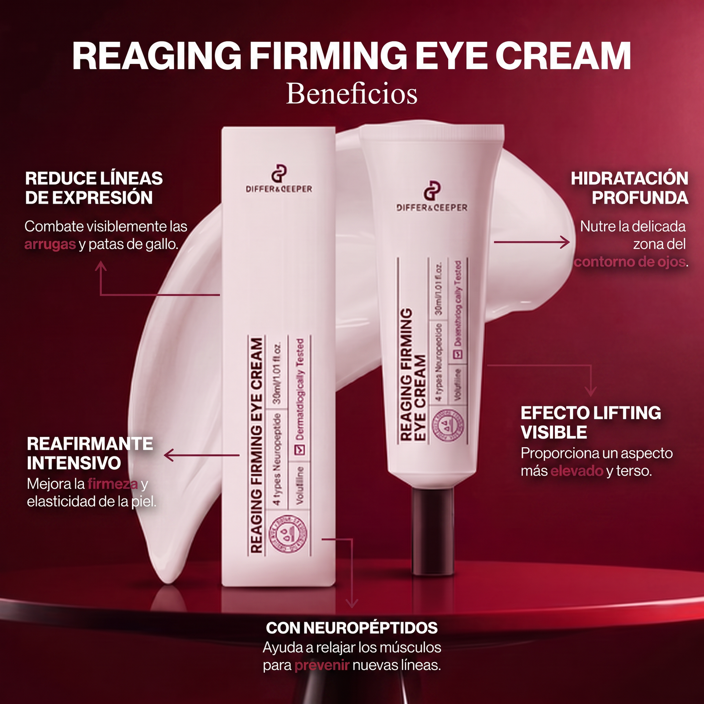 Differ&Deeper Reaging Firming Eye Cream