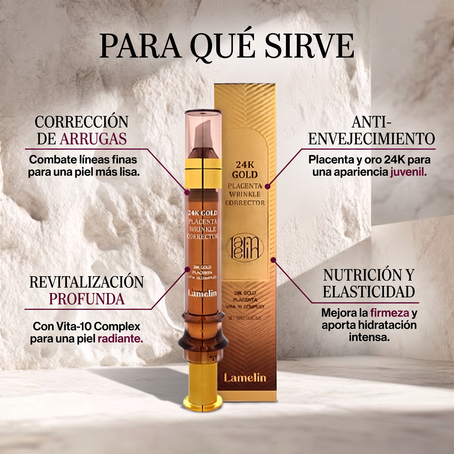 Lamelin 24k Gold Placenta Wrinkle Corrector