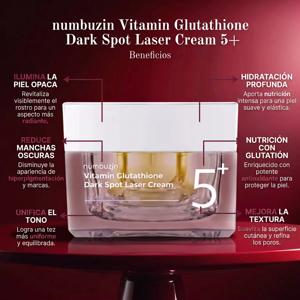 Numbuzin No.5+ Vitamin Glutathione Dark Spot Cream