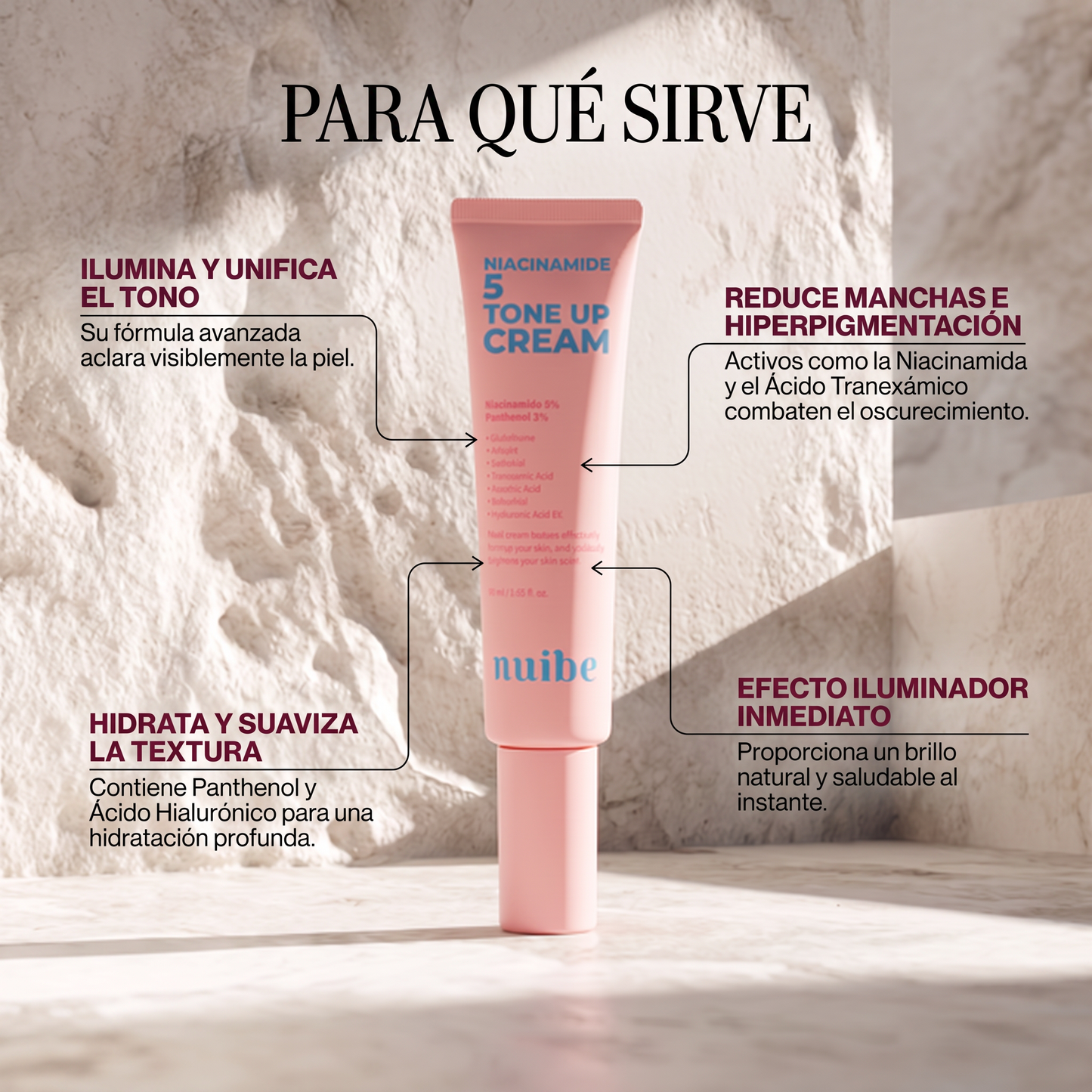 Nuibe Niacinamide 5 Tone Up Cream