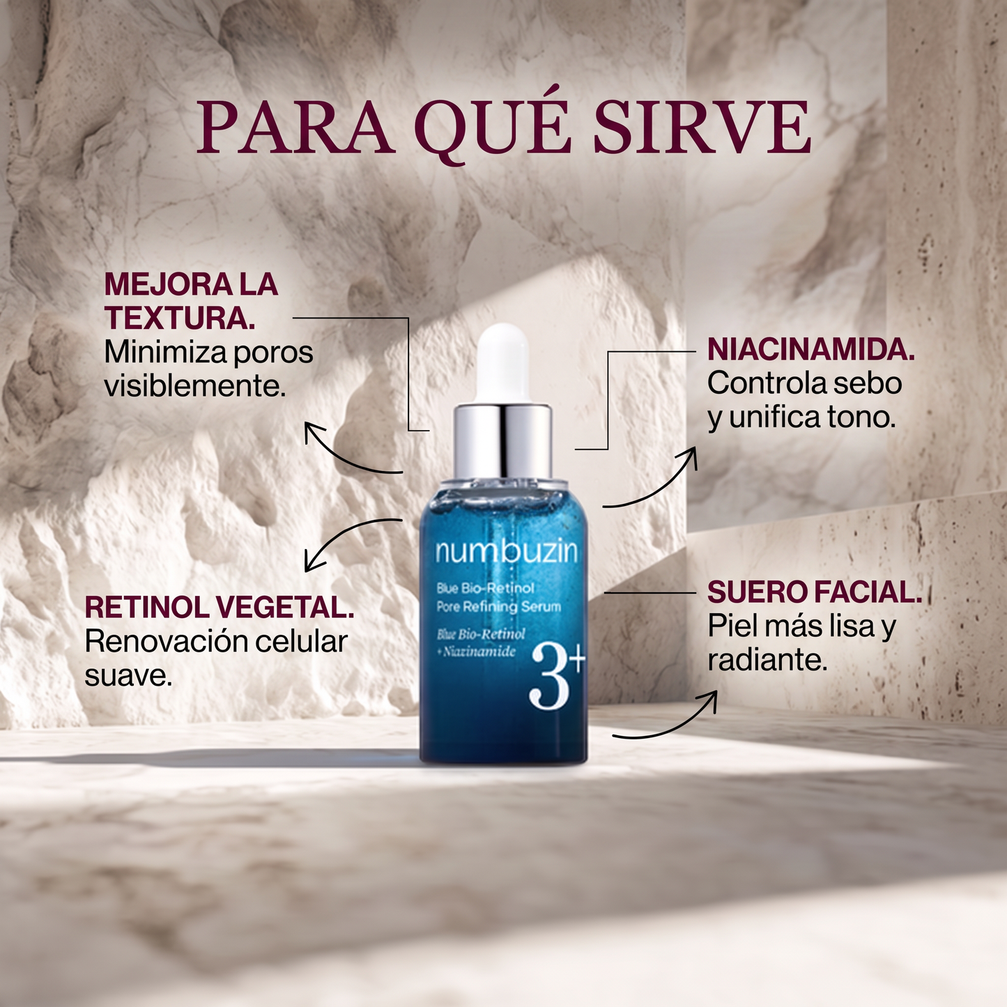 Numbuzin No.3 Blue Bio-Retinol Pore Refining Serum