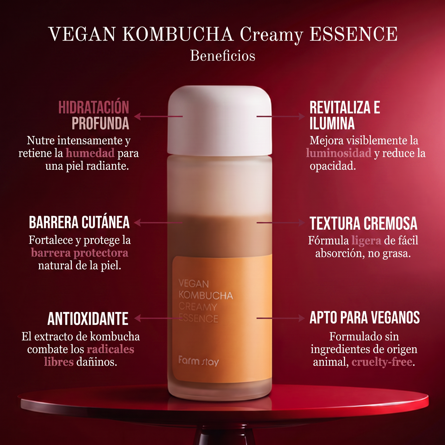 Farmstay Vegan Kombucha Creamy Essence