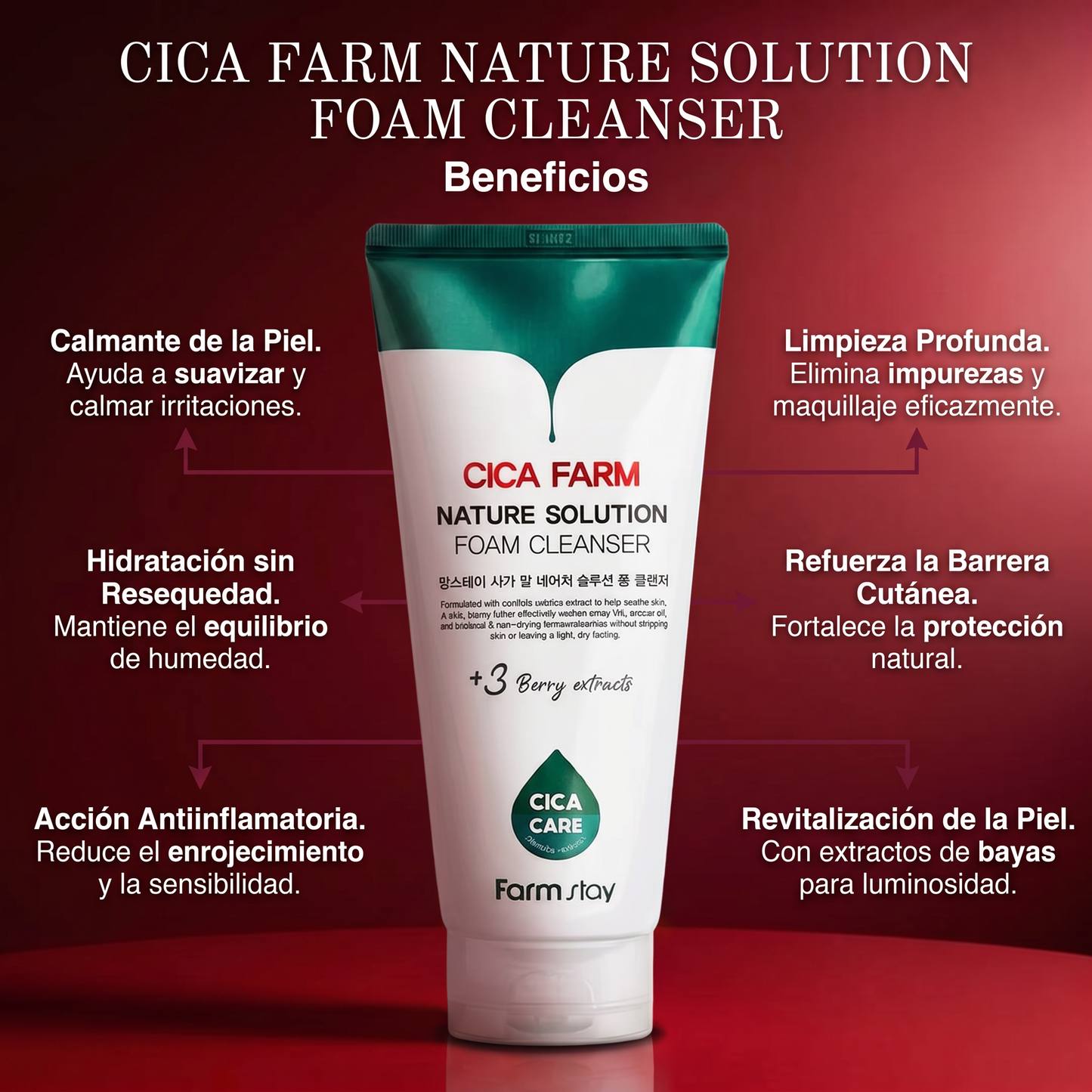 Farmstay Cica Farm Acne Foam Cleanser