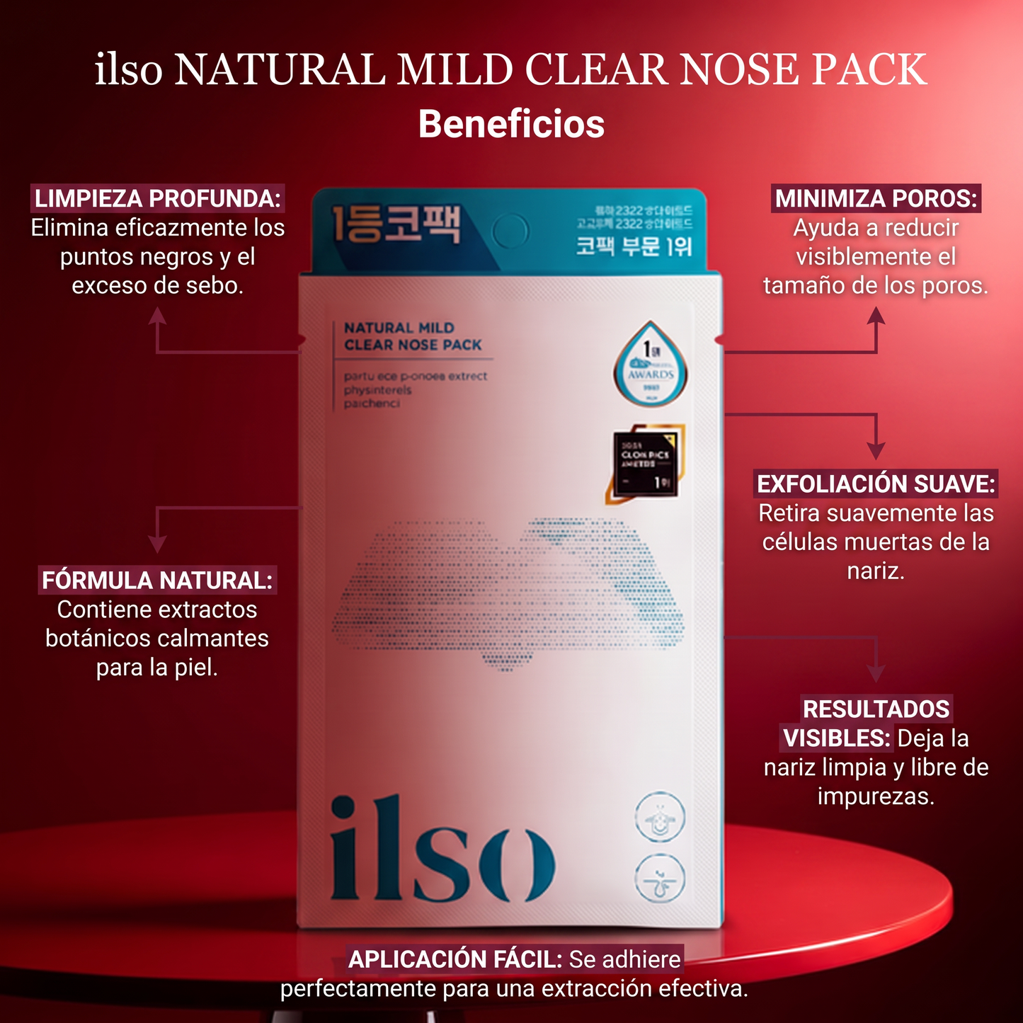Ilso Natural Mild Clear Nose Pack