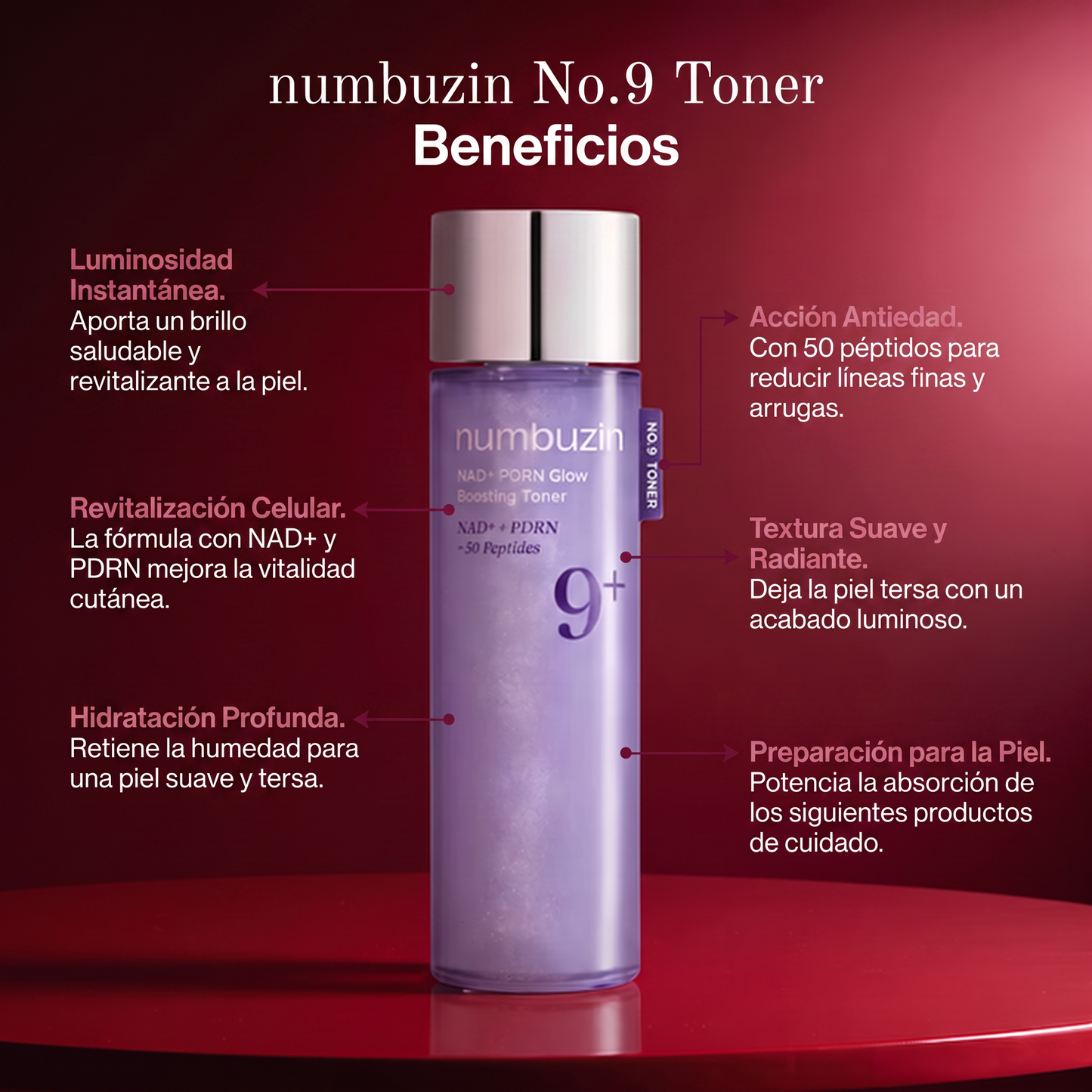 Numbuzin No.9 NAD PDRN Glow Boosting Toner