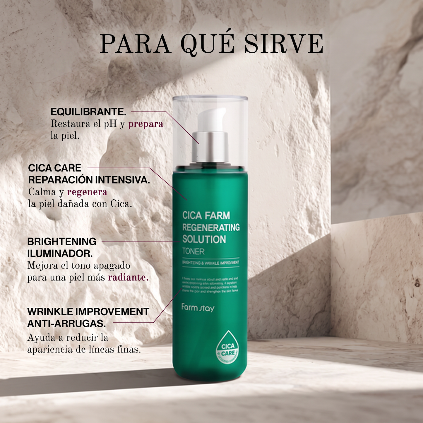 Farmstay Cica Farm regenerating Solution Toner