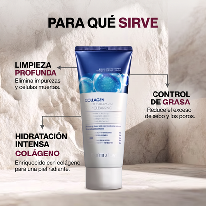 Farmstay Collagen Water Full Moist Deep Cleansing Foam