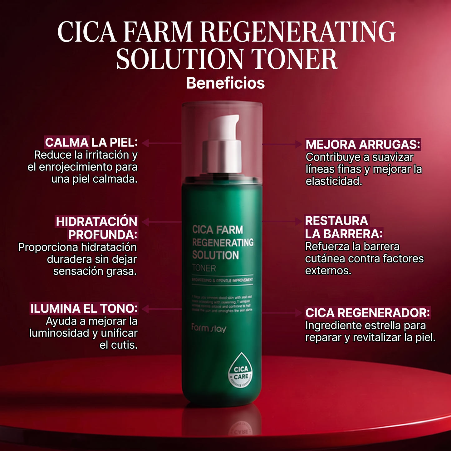 Farmstay Cica Farm regenerating Solution Toner