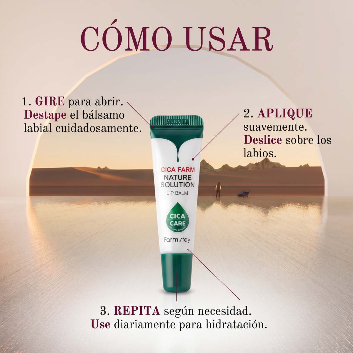 Farmstay Cica Farm Nature Solution Lip Balm