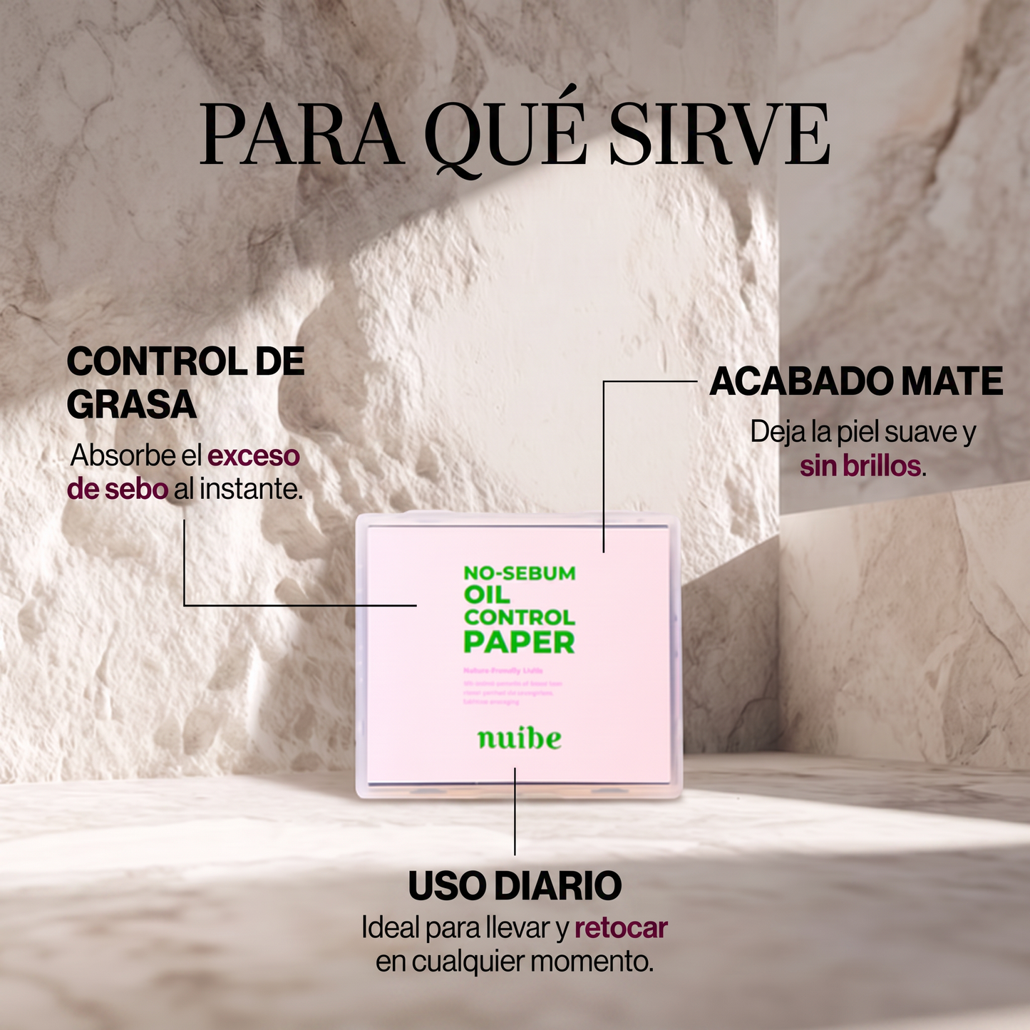 Nuibe No-Sebum Oil Control Paper