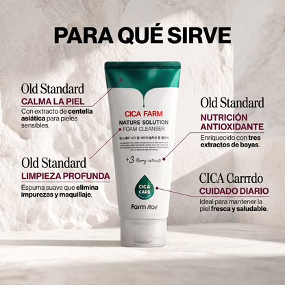 Farmstay Cica Farm Acne Foam Cleanser