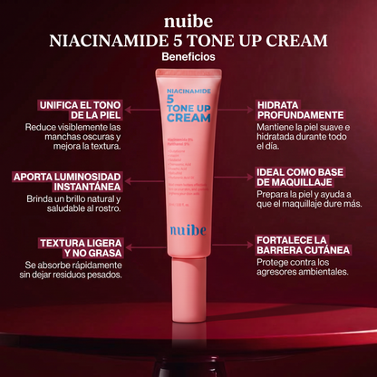 Nuibe Niacinamide 5 Tone Up Cream