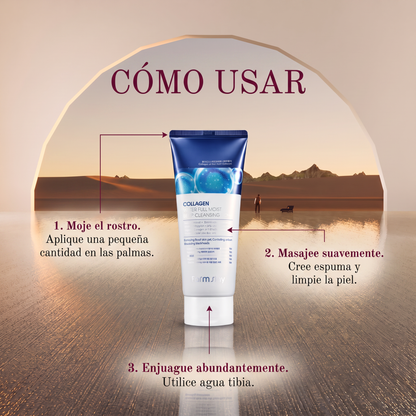 Farmstay Collagen Water Full Moist Deep Cleansing Foam