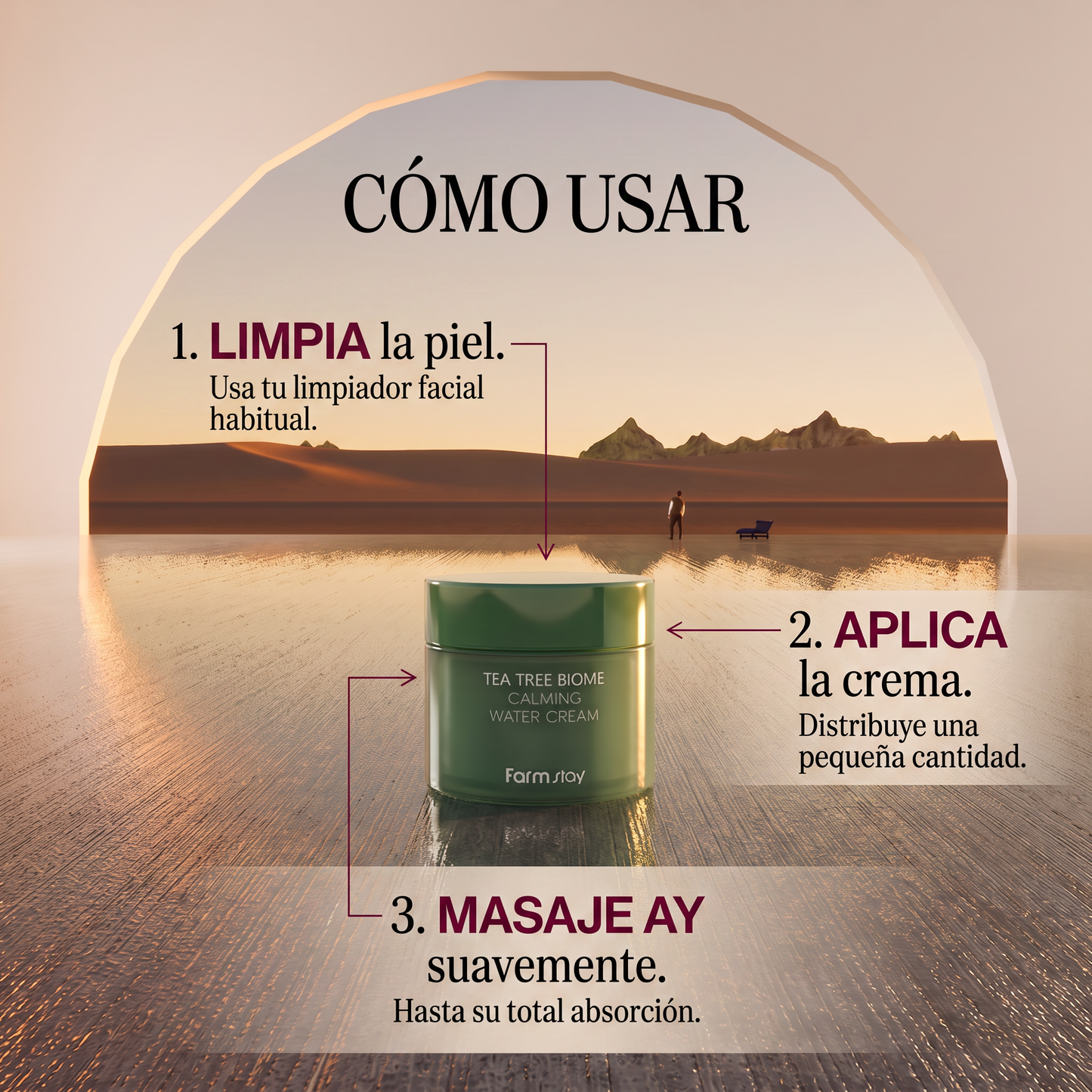 Farmstay Tea Tree Biome Calming Water Cream