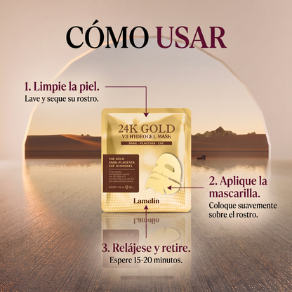 Lamelin 24k Gold V3 Hydrogel Mask (1EA)