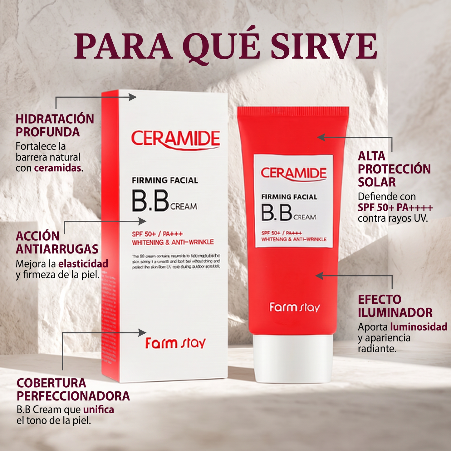 Farmstay Ceramide Firming Facial BB Cream