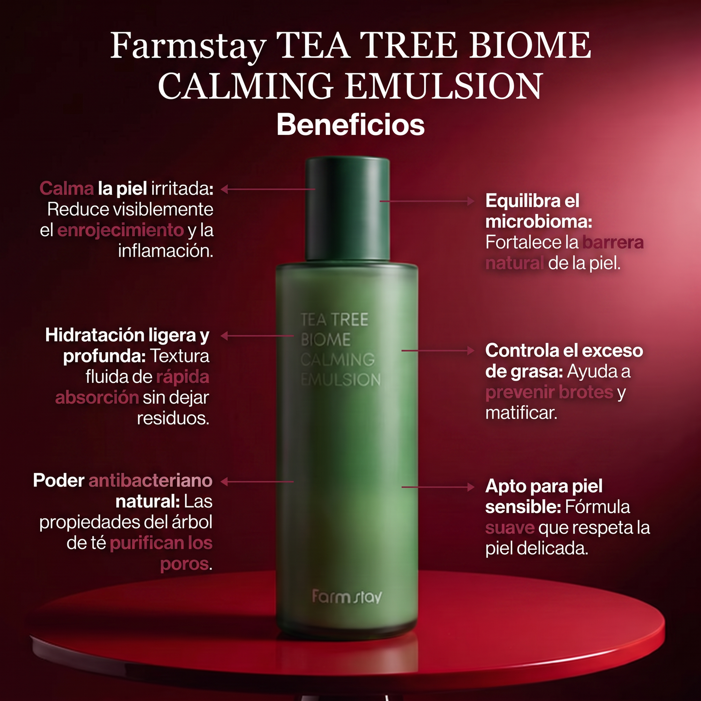 Farmstay Tea Tree Biome Calming Emulsion