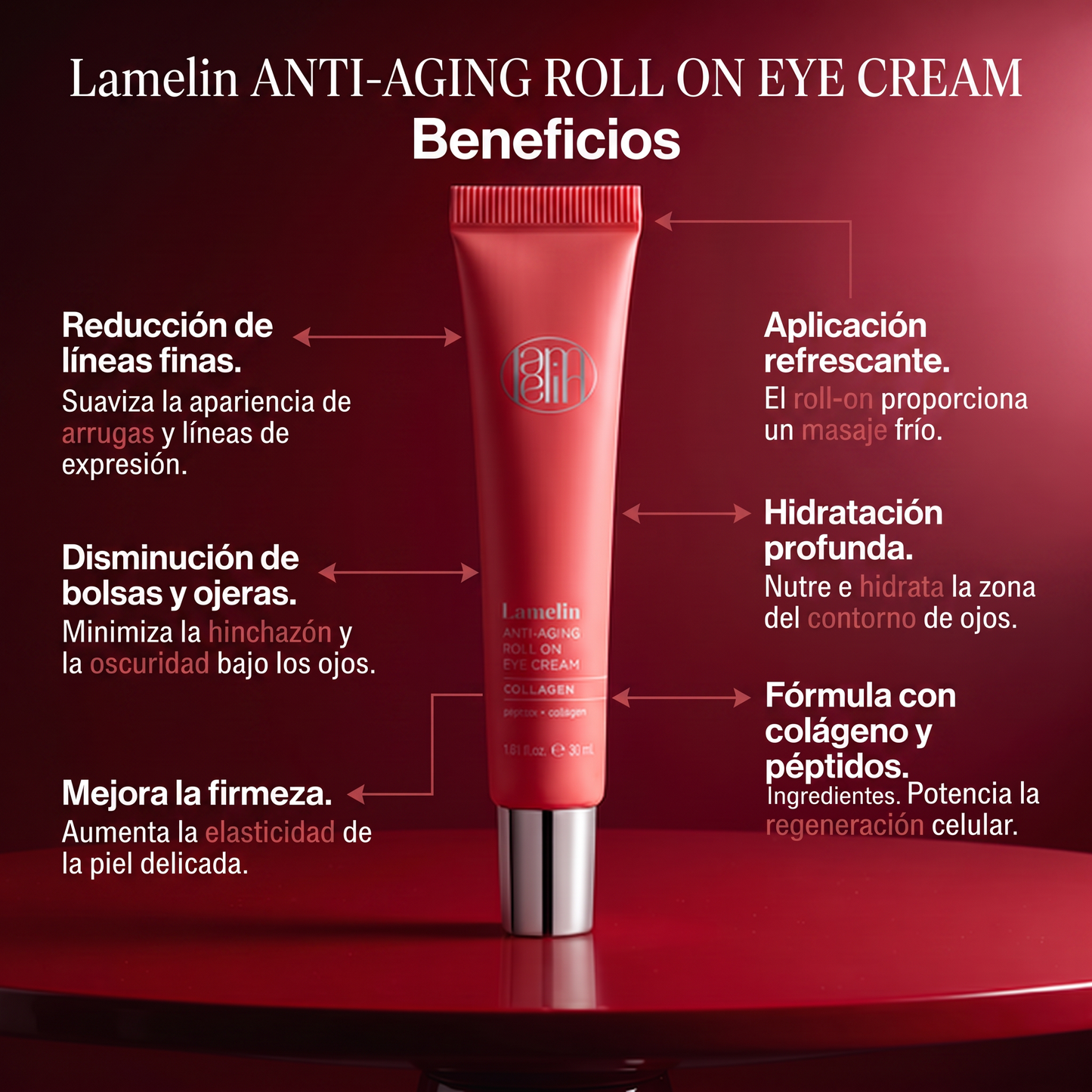 Lamelin Anti Aging Roll On Eye Cream Collagen