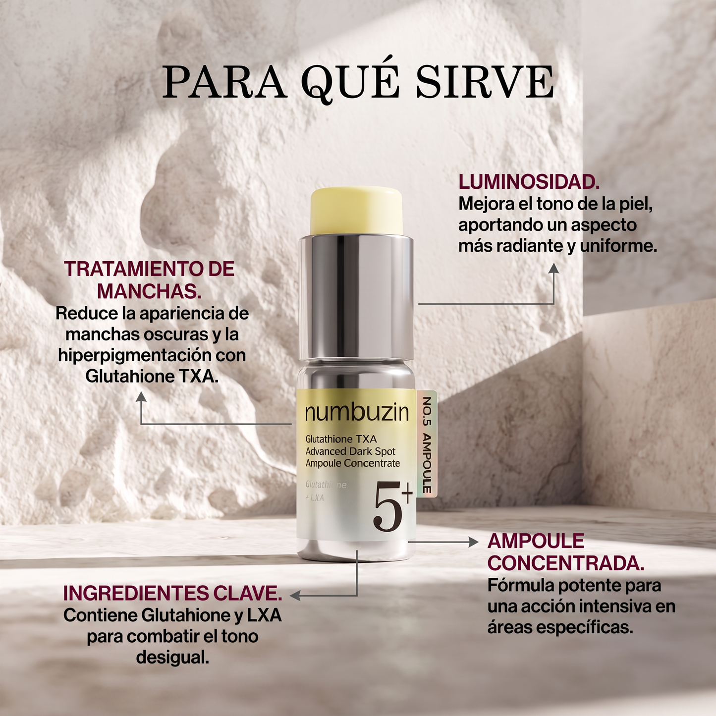 Numbuzin No.5+ Glutathione Vitamin Tone-Up Sun Serum