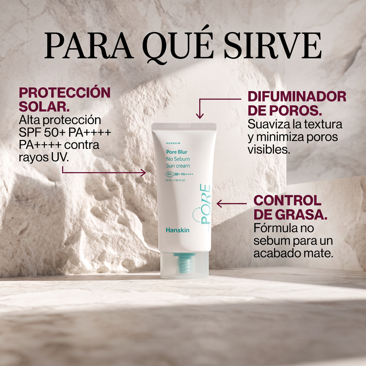 Hanskin Pore Blur No Sebum Sun Cream